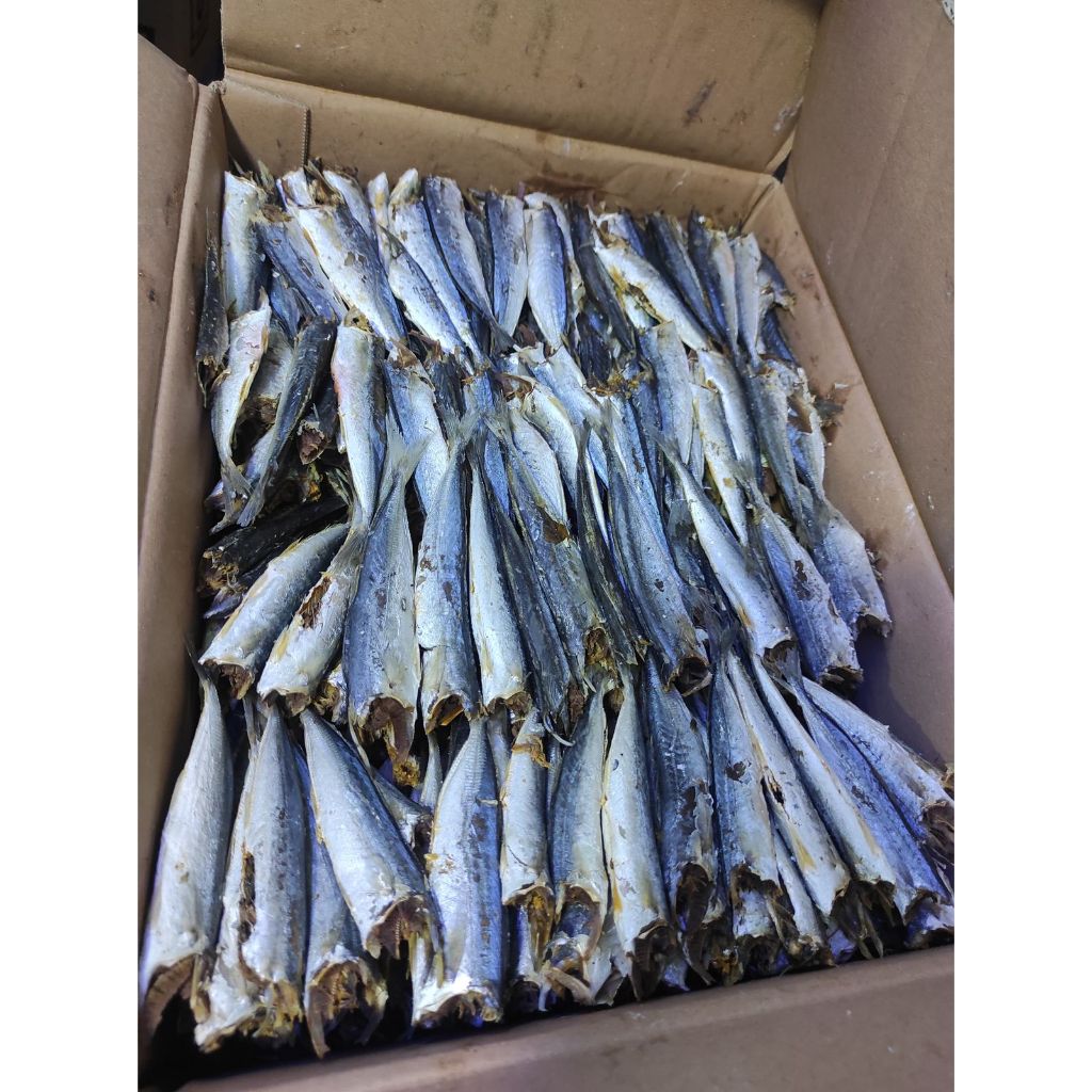 Ikan asin rebus khas lampung tanpa kepala kering bersih 1kg