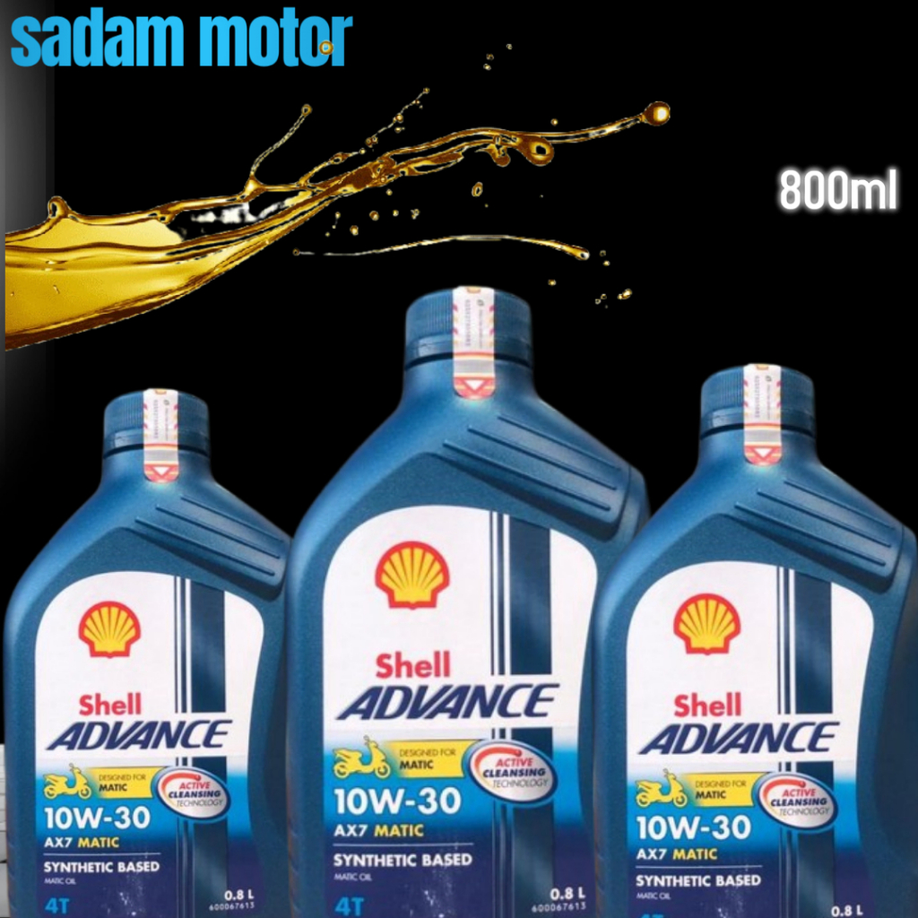 Oli Shell Advance AX7 800ML 10W-30 Oli Shell Matic AX7