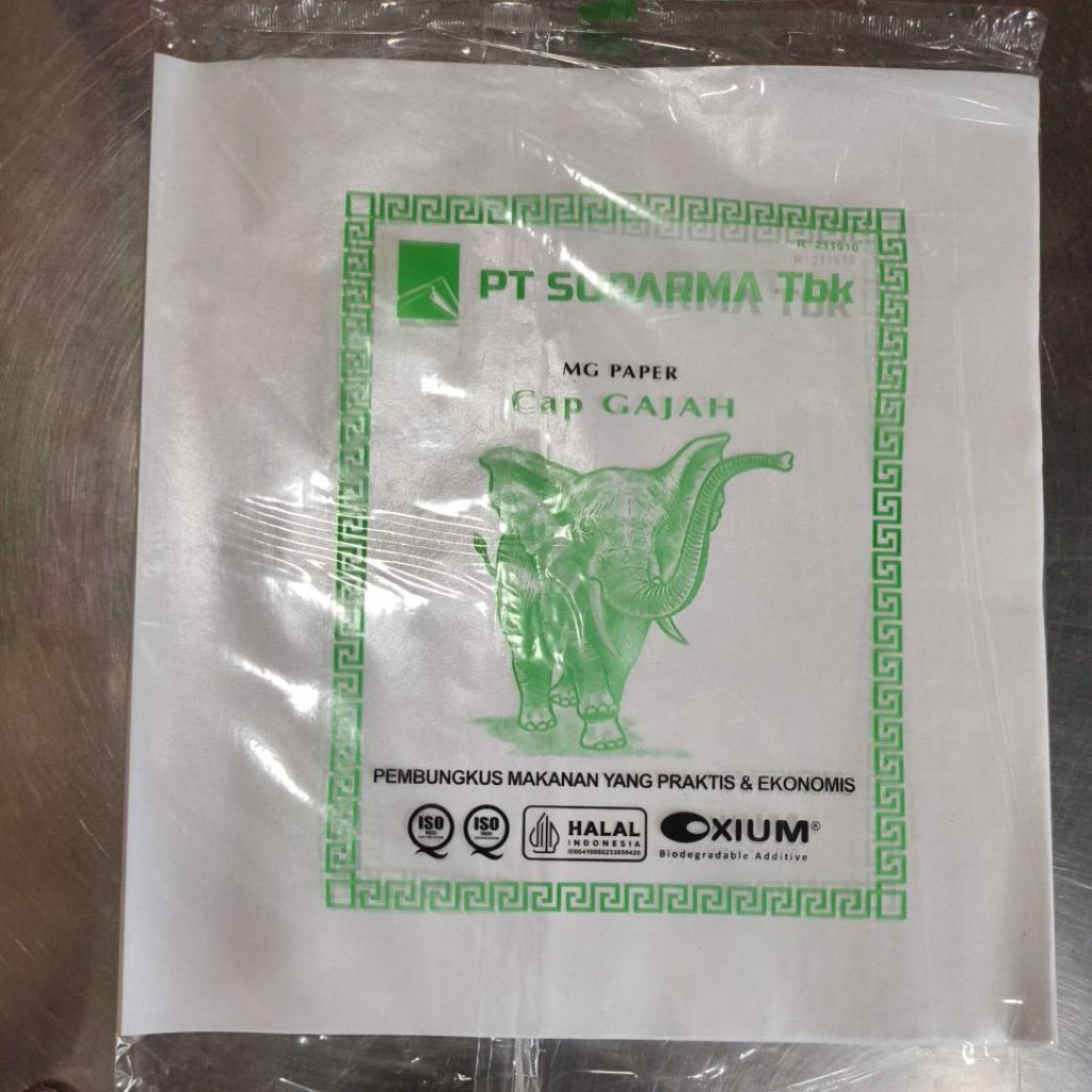 kertas nasi gajah kfc | kertas nasi kfc