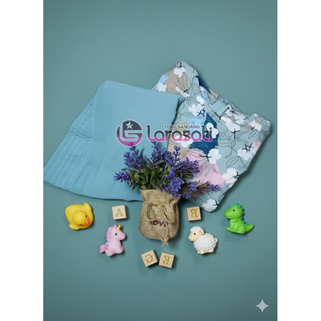 Busana Gamis Anak Motif Bunga / Busana Gamis Anak Monalisa