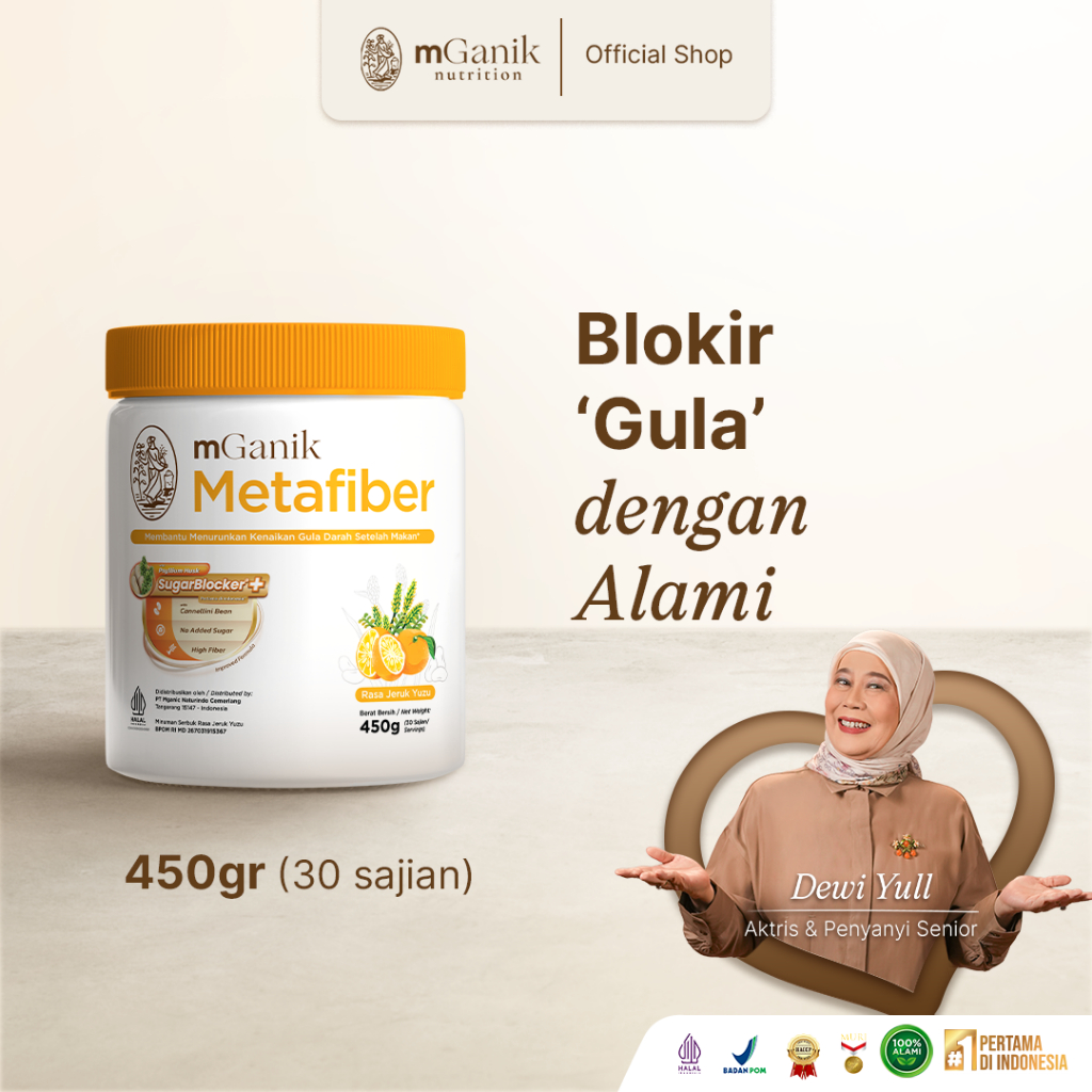 mGanik Metafiber Yuzu - Suplemen Diabetes