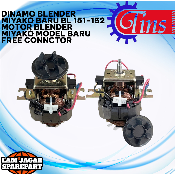 DINAMO BLENDER MIYAKO BARU BL 151-152 MOTOR BLENDER MIYAKO MODEL BARU FREE CONNECTOR
