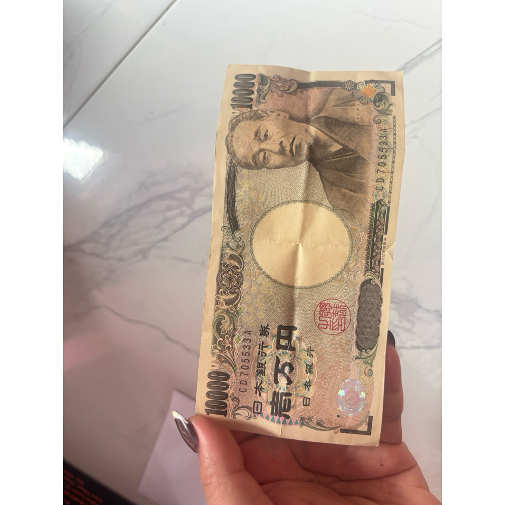 koleksi uang jepang 10ribu yen