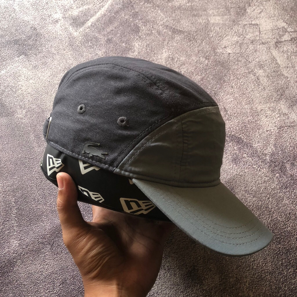 Cap LACOSTE Second One Size Fit All,Topi Silver Abu Abu Second topi olahraga second sports cap secon