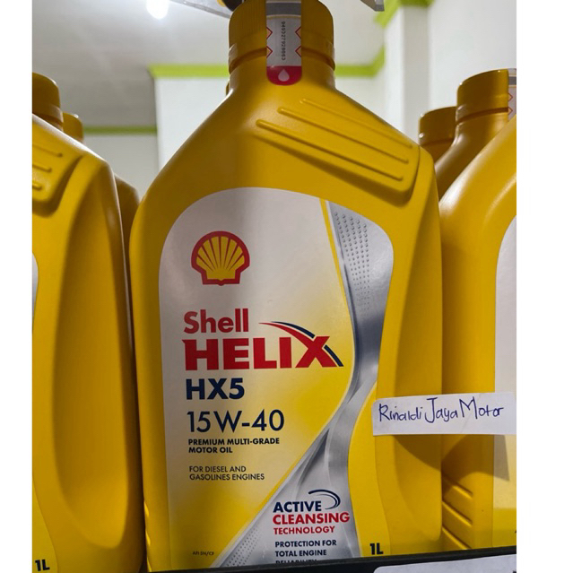 HELIX shell HX5 15W-40 Oli Mobil 1 Liter