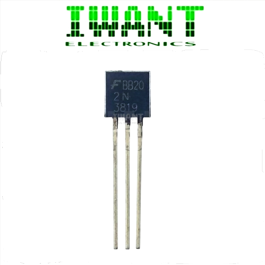 2N3819 SILICON N-CHANNEL JFET 25V 10mA 2N 3819 2N3819 JFET N CHANNEL 25 VOLT 10 mA