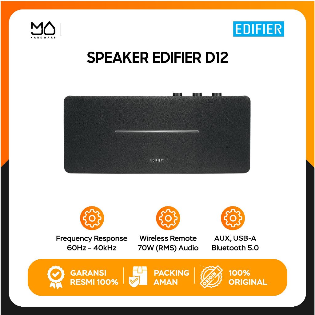 EDIFIER D12 Tabletop Bluetooth Speaker - Garansi Resmi