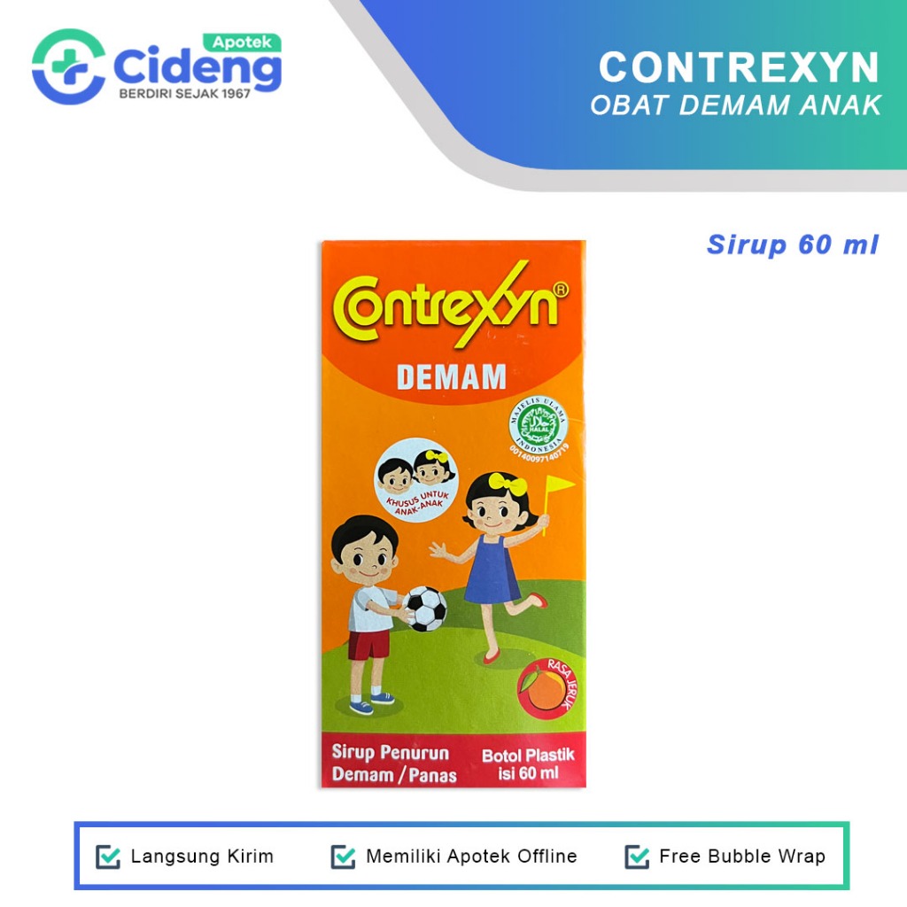 CONTREXYN Sirup Demam Anak 60 ml - Obat Penurun Panas Anak