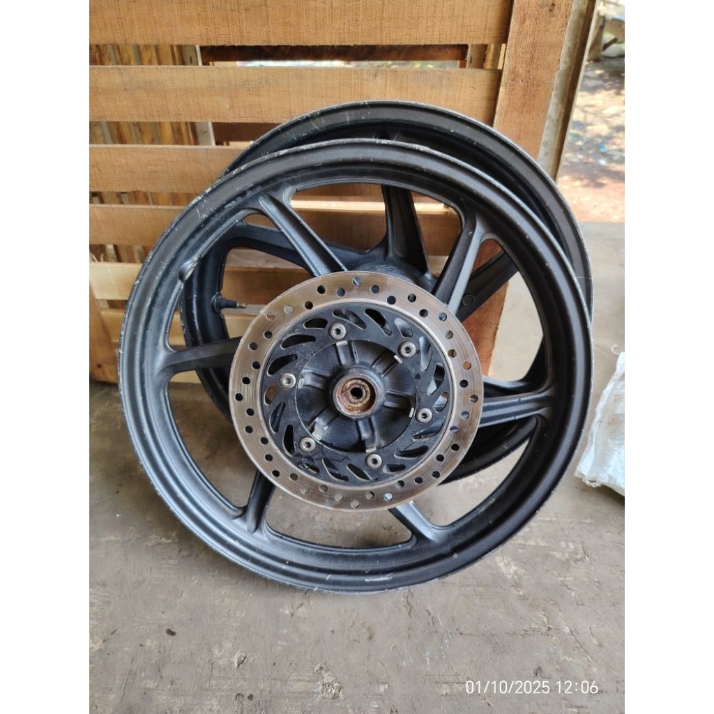 velg velk racing resing depan belakang ori megapro mono shock cb 150r old original ori asli second
