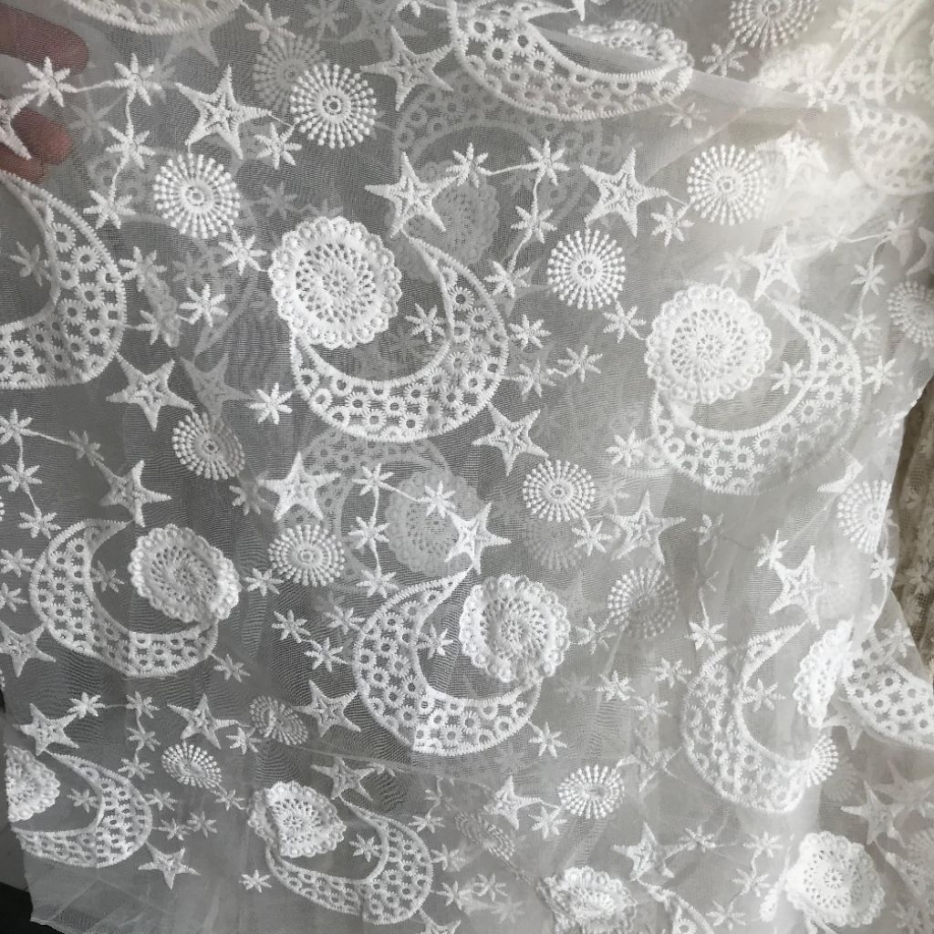 kain organza bordir - kain organza premium - kain organza premium - kain kebaya - kain butik