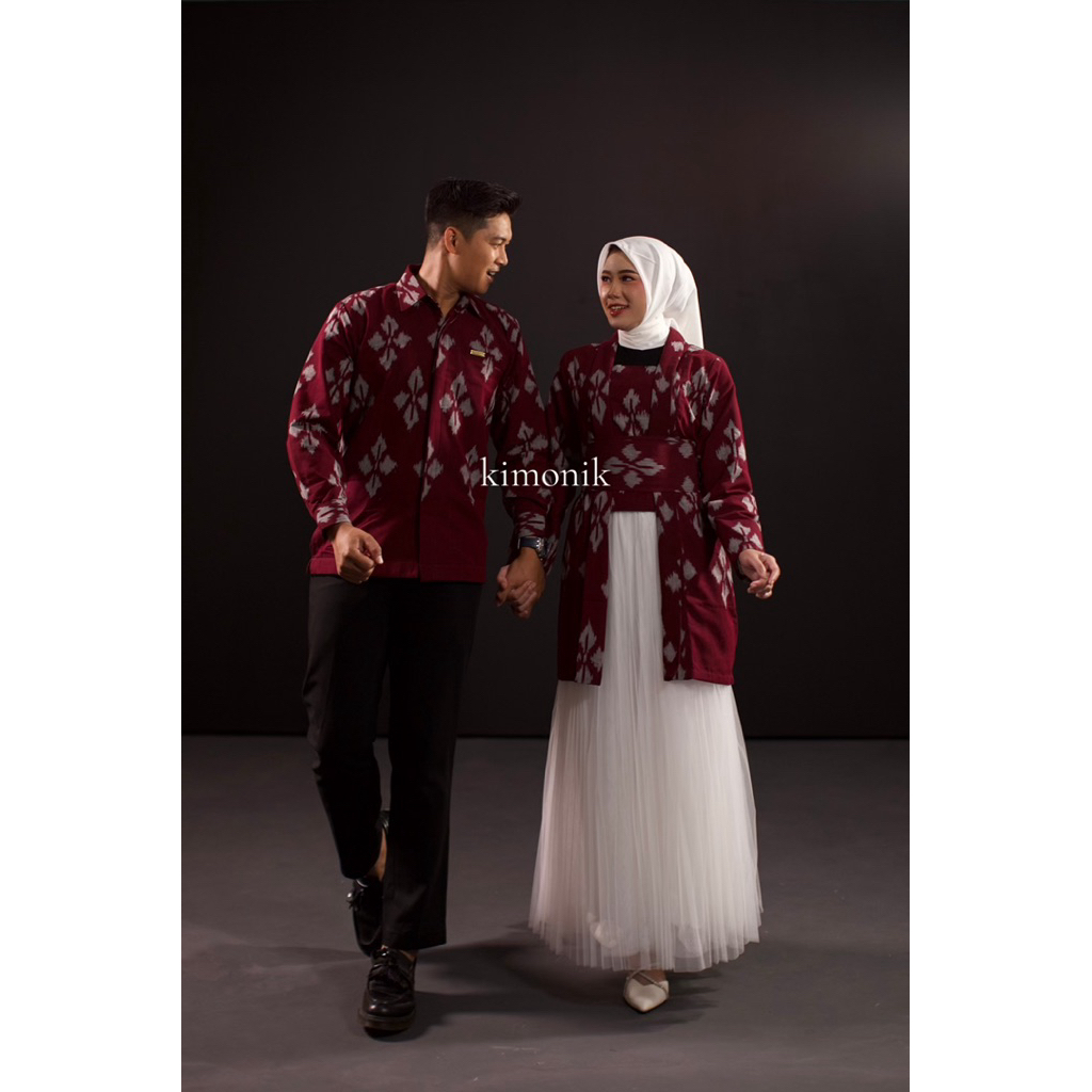 KIMONIK BAJU TENUN (WIDURI ROSA COUPLE)