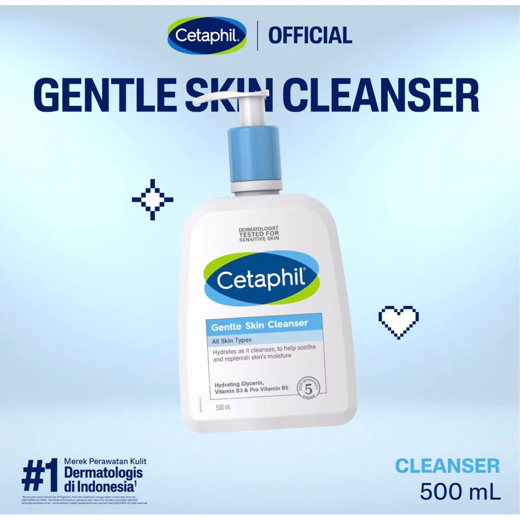 NEW fw cetaphil 500ml original