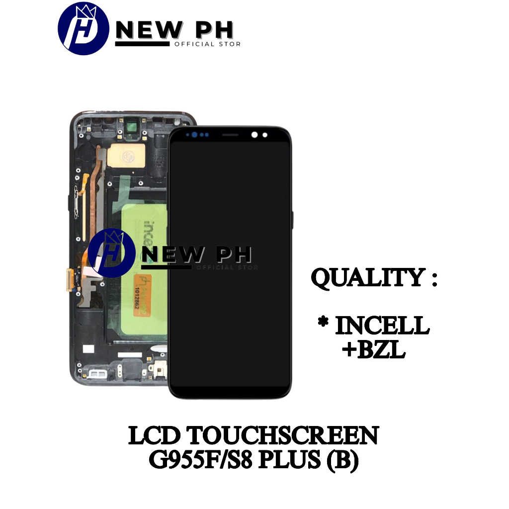 LCD TOUCHSCREEN SAM G955F / S8 PLUS  + BEZZEL INCELL