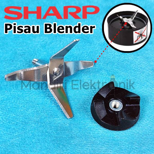 Pisau Blender Sharp Blazter - 4 Mata Pisau Jus Sharp Blazter Mix n Blend