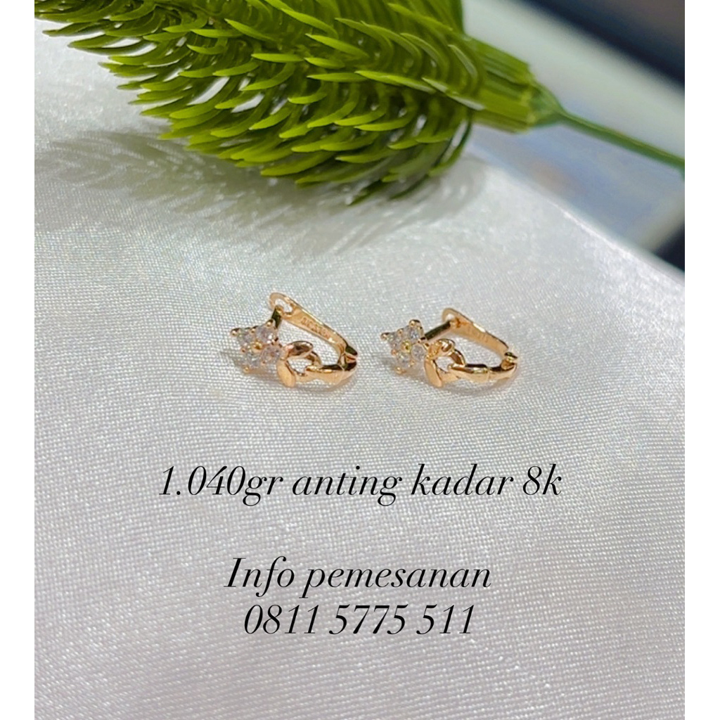anting emas 8k