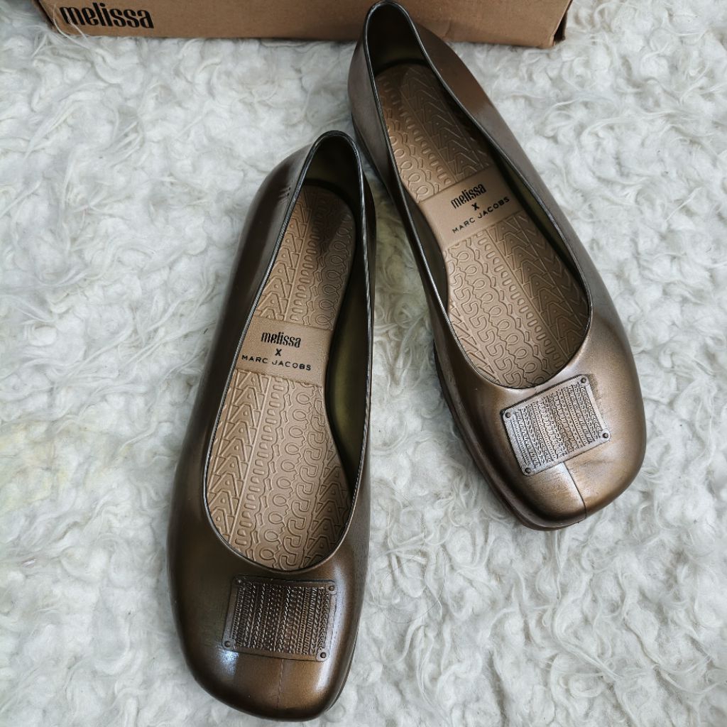 Melissa x Marc jacobs ruby sepatu flat shoes ballerina original new bukan preloved bekas seken secon