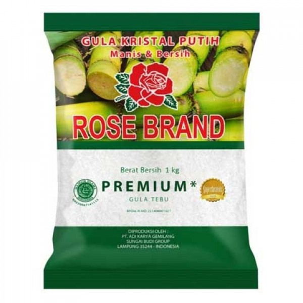 GULA ROSEBRAND KEMASAN 1KG [TERMURAH]