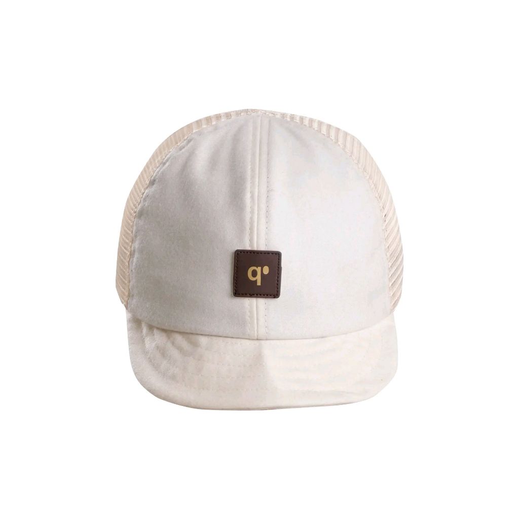 Quarembilz - Cycling Cap / Topi Sepeda / Running Cap / Sport Cap - Trucker Ivory
