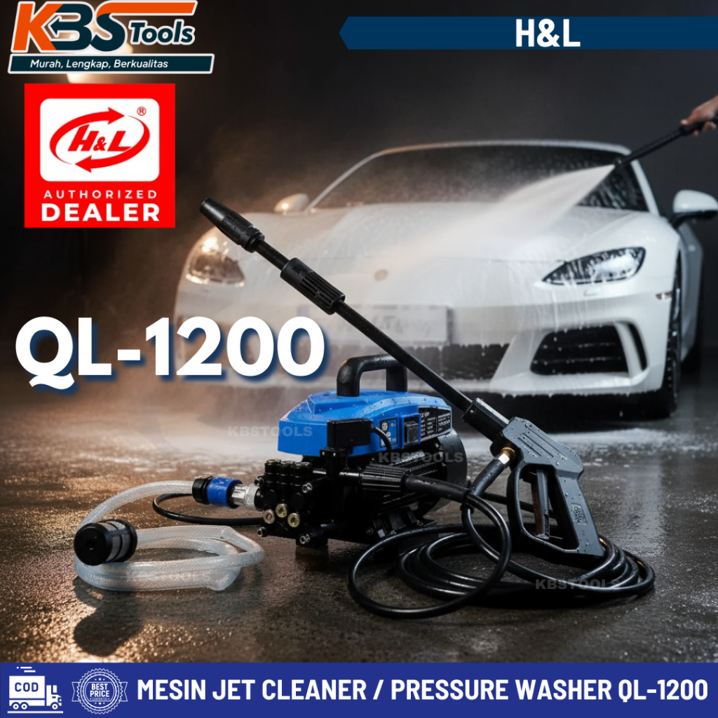 HNL Steam Cuci Alat Steam Cuci Motor Mobil Jet Cleaner HNL QL 1200 High Pressure Washer Cuci Motor &