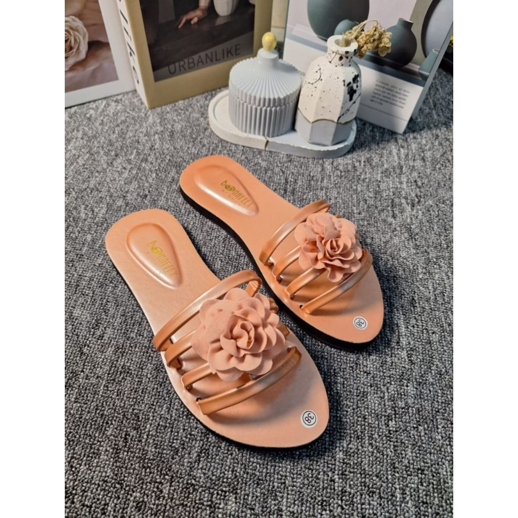 SANDAL FLOWER WANITA/SANDAL BUNGA WANITA