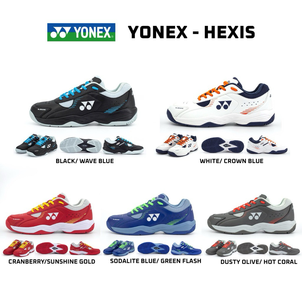 Sepatu Badminton Bulutangkis Yonex Hexis Original