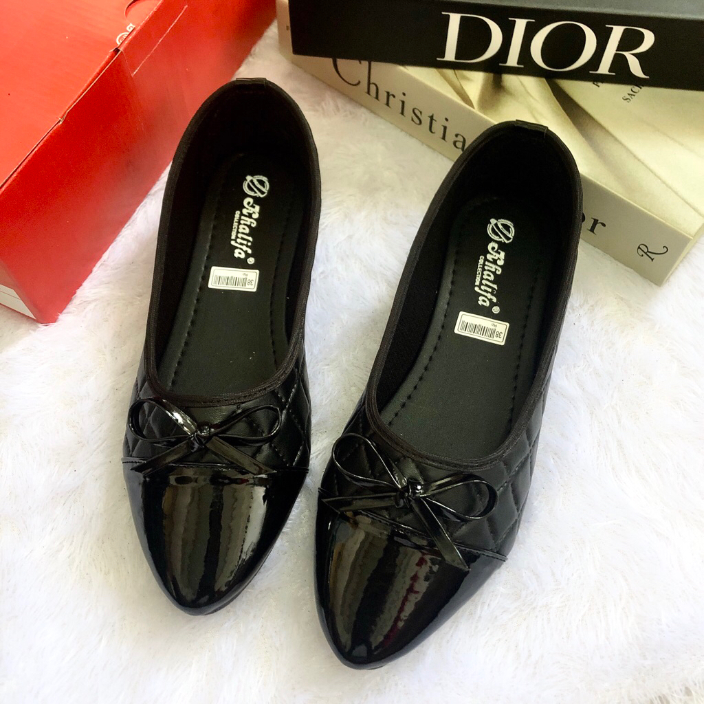 FLAT SHOES KHALIFA PREMIUM ORIGINAL BUSAH SOL KARET ANTI SLIP