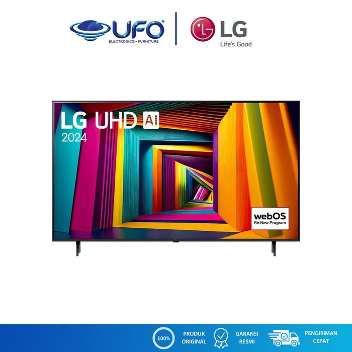 LG TV 55UT9050PSB Led Smart 55 Inch 4K UHD AI 2024 dengan webOS Garansi Resmi Pengiriman Cepat Produ