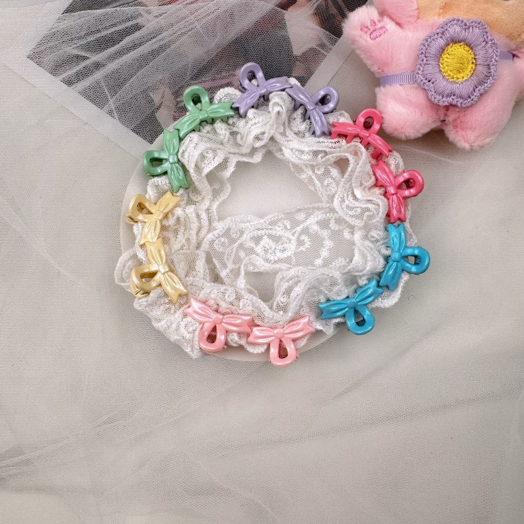 Indah, imut, manis dan kecil gaya kekanak-kanakan merah muda ungu biru dahi jepit rambut mini jepit 