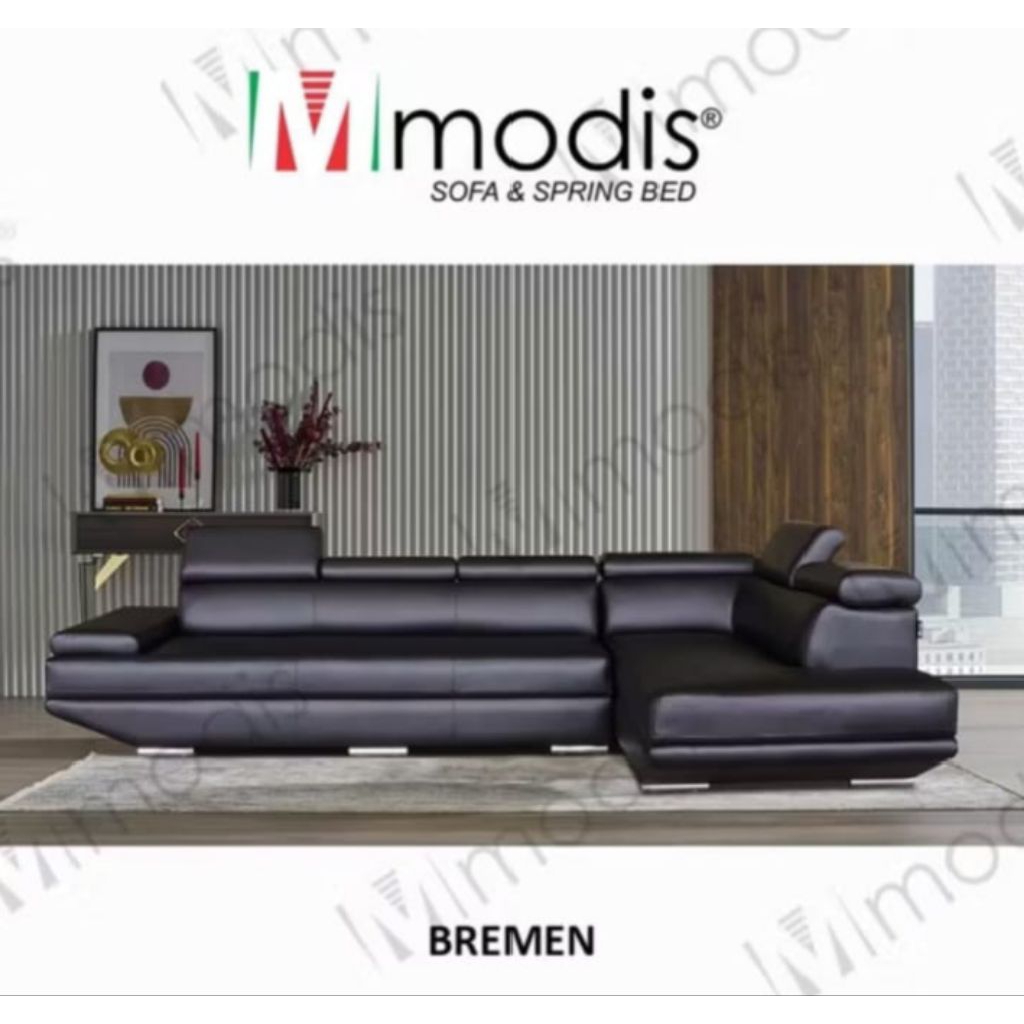 sofa modis bremen sofa L seater garansi 5 tahun