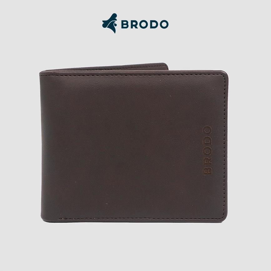 BRODO - Dompet Waga Wallet Brown - Dompet Pria Cowok Coklat