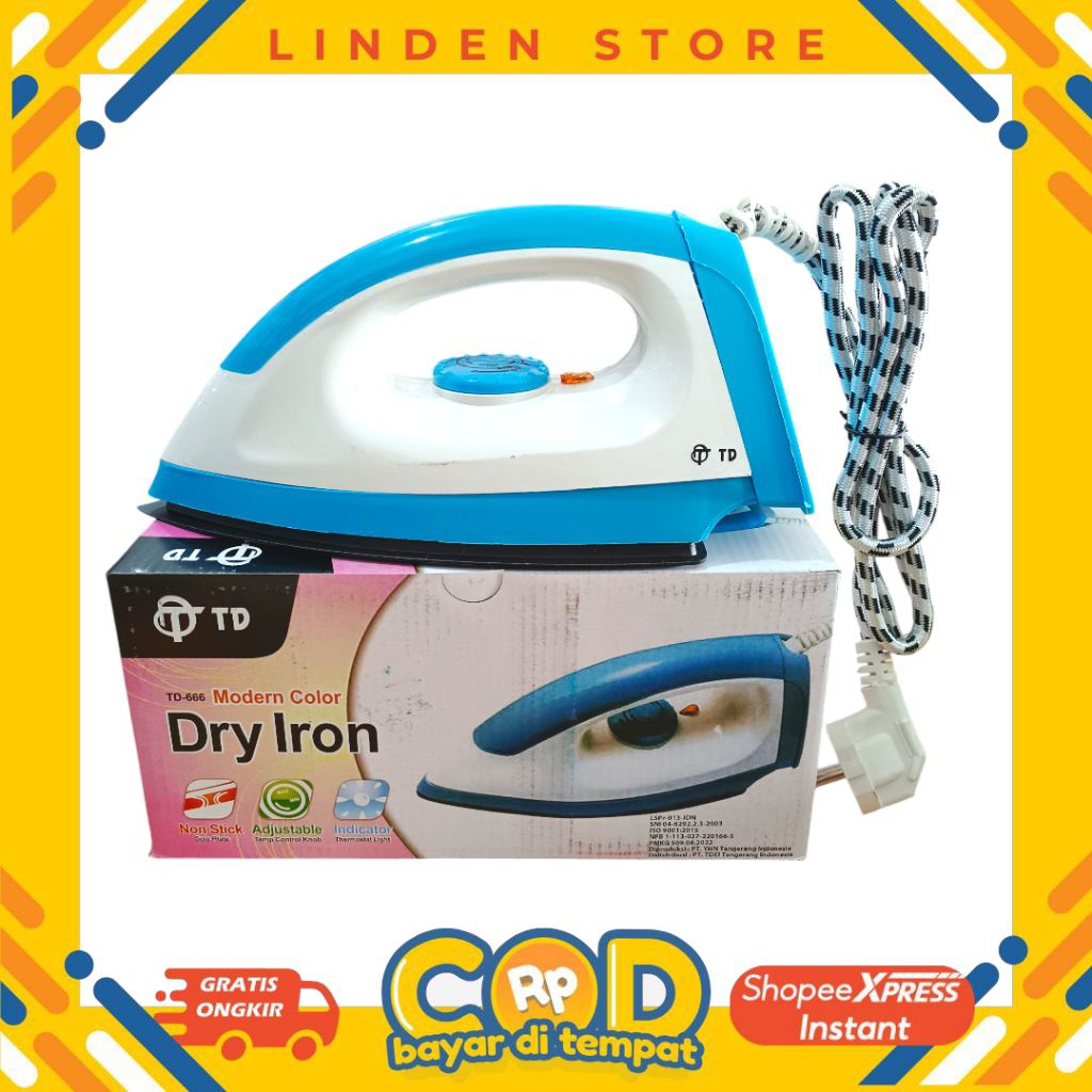 Setrika/Dry Iron TD-666