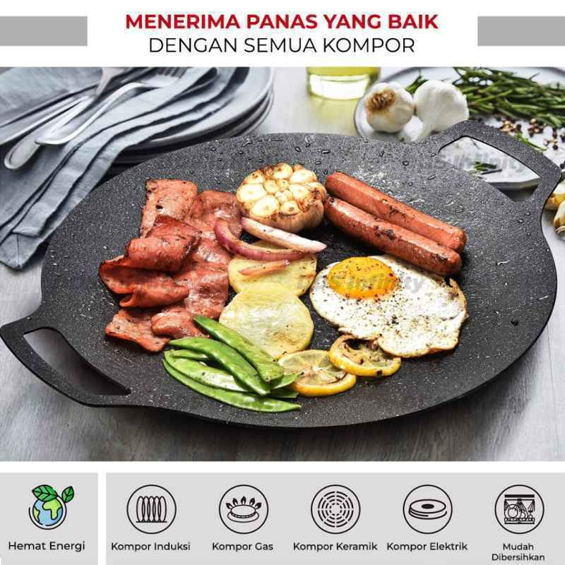 Aneka Grill Panggangan Bulat Kotak Korean Grill Bakaran Sate Panggangan Ultra Grill Alat Panggang