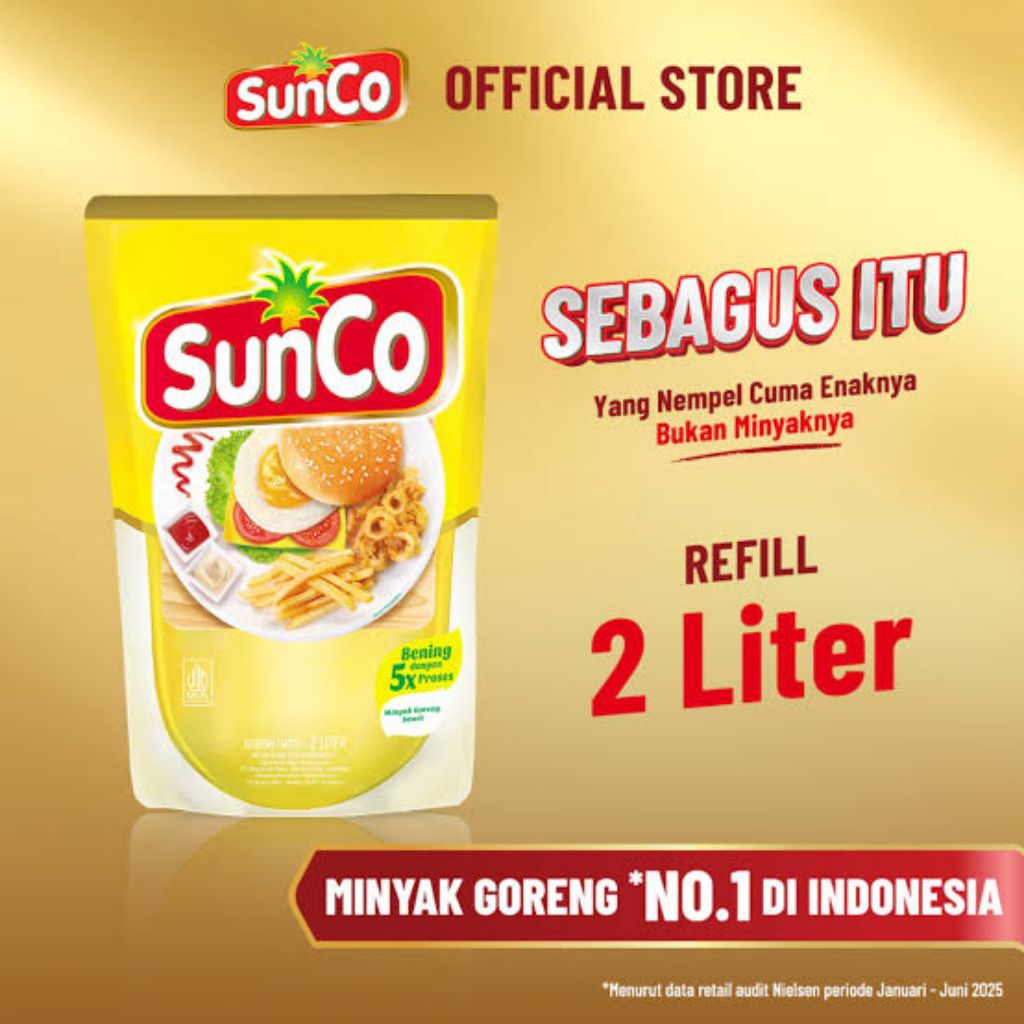 [COD - ready Stok] SUNCO - Minyak Goreng 2 Lt per dus