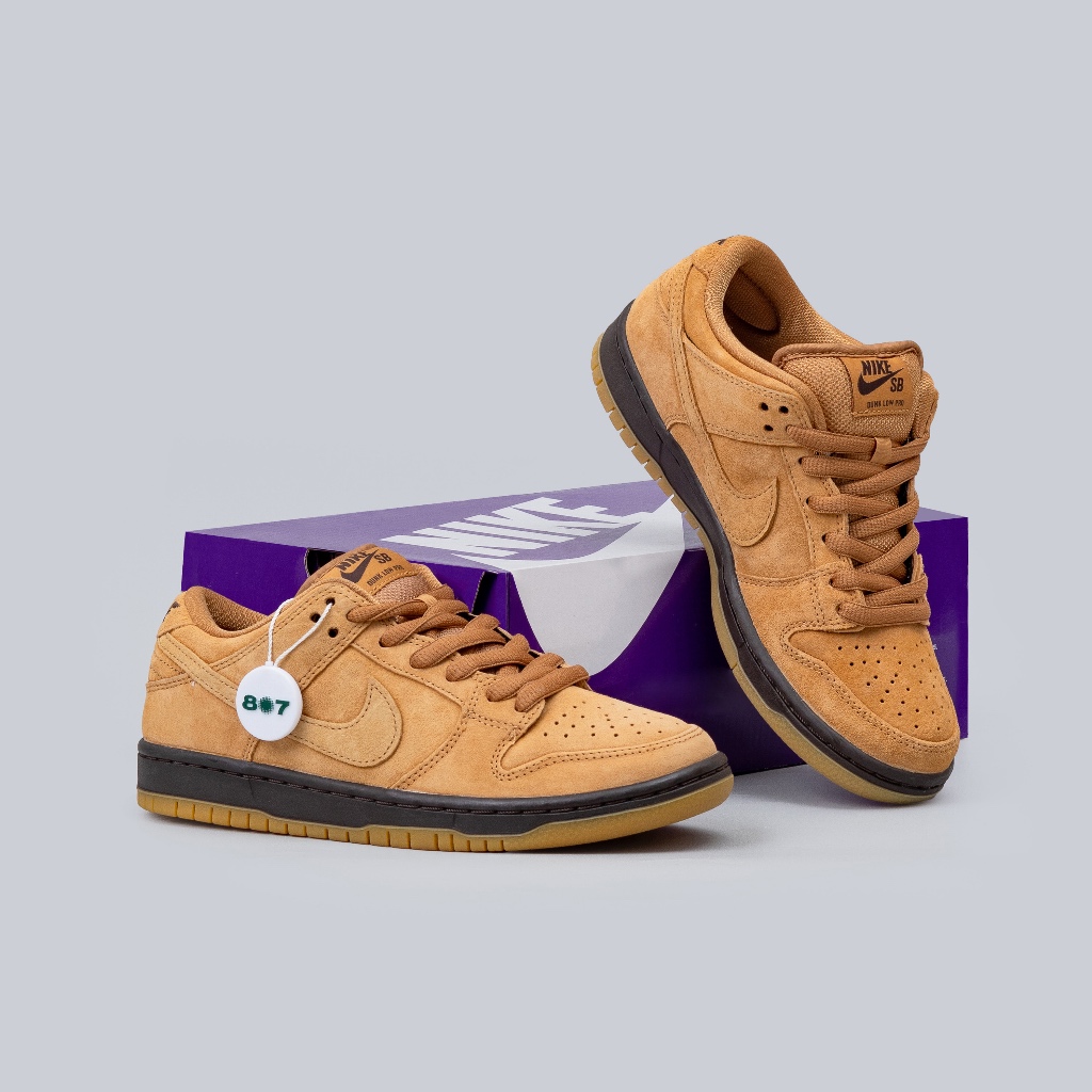 SB Dunk Low Wheat Mocha Brown