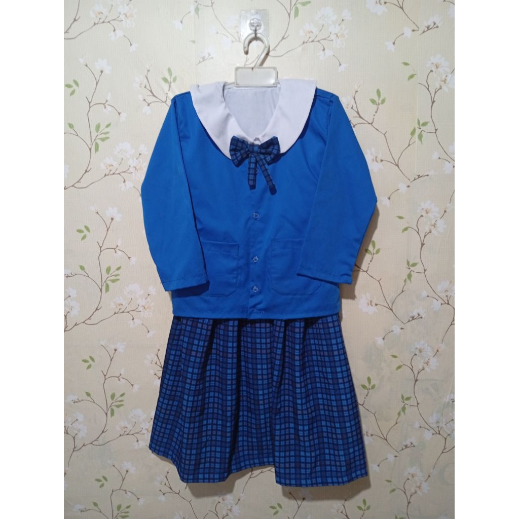 seragam tk biru putih