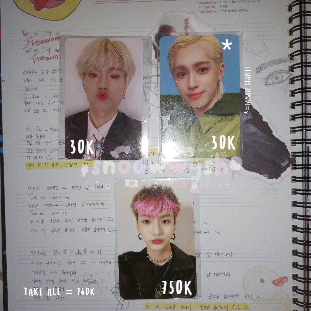 Photocard Gaon Jungsu Xdinary Heroes