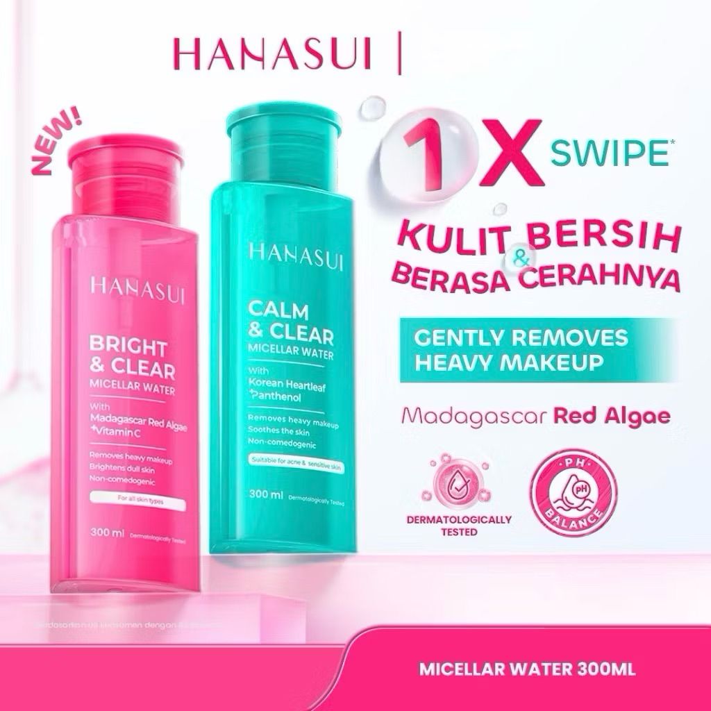 Hanasui Micellar Water / Hanasui Calm & clear micellar water / Hanasui Bright & clear micellar water