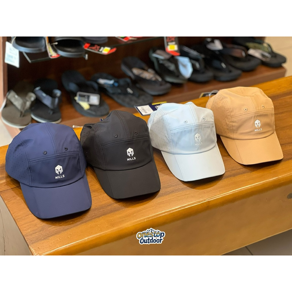 Mills Russet Cap Original - Running Cap Mills Russet - Topi Olahraga Quickdry Unisex Mills - Basebal