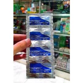 Lecozinc Tablet Zinc 20 mg Strip isi 10 tablet