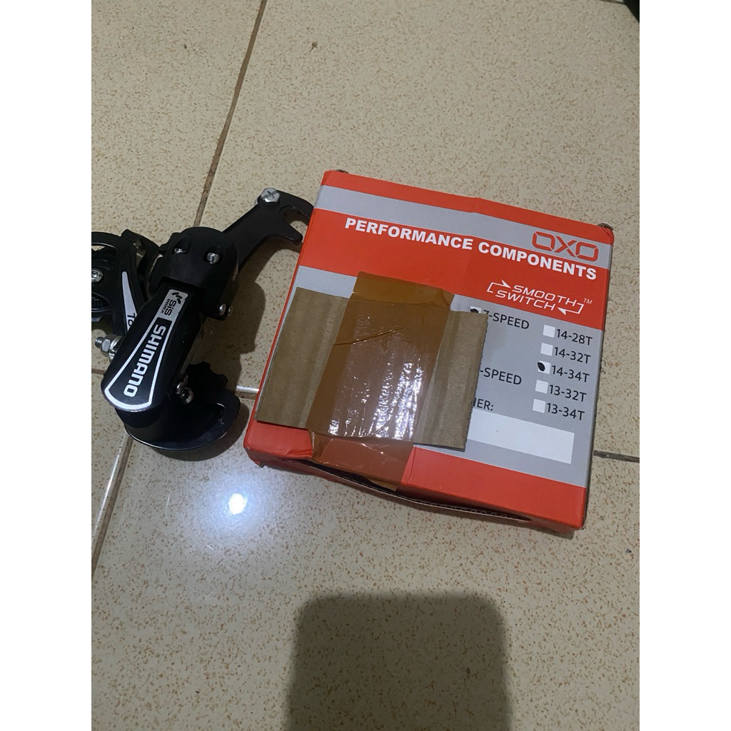 RD Shimano tourney+sprocket