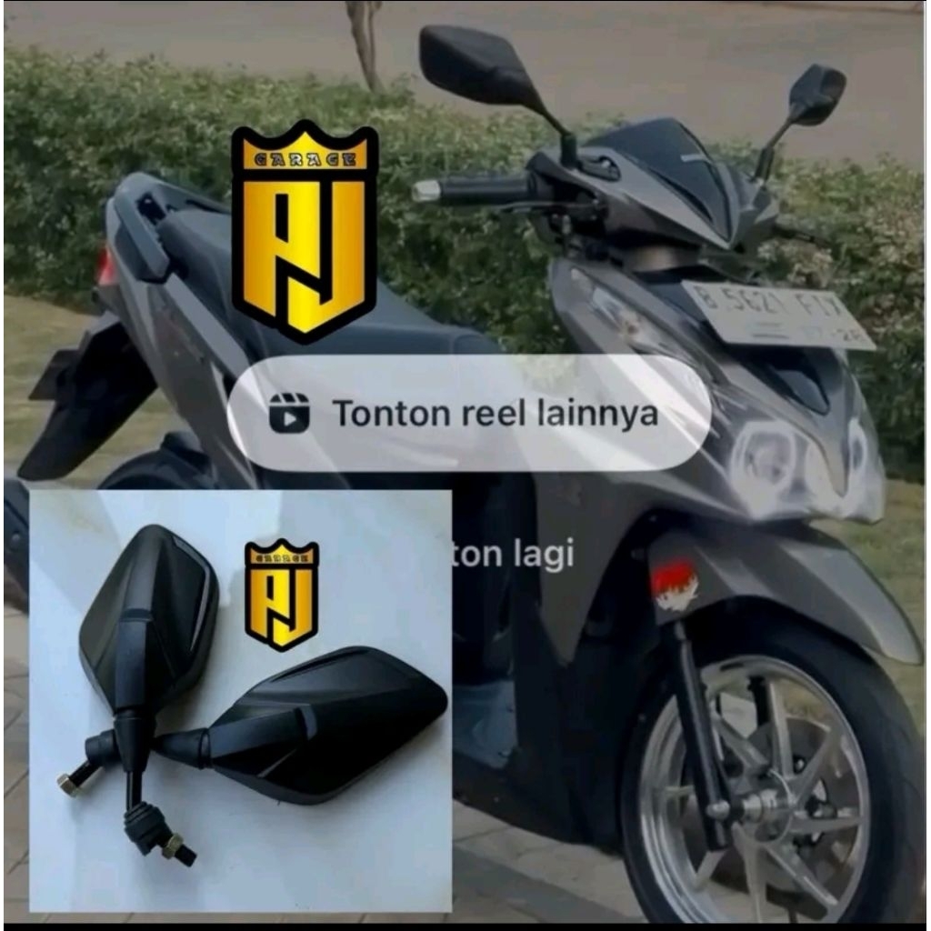 Spion Tangkai Pendek Vario KZR Spion Vario KZR Spion Vario 125 Old Motorcycle