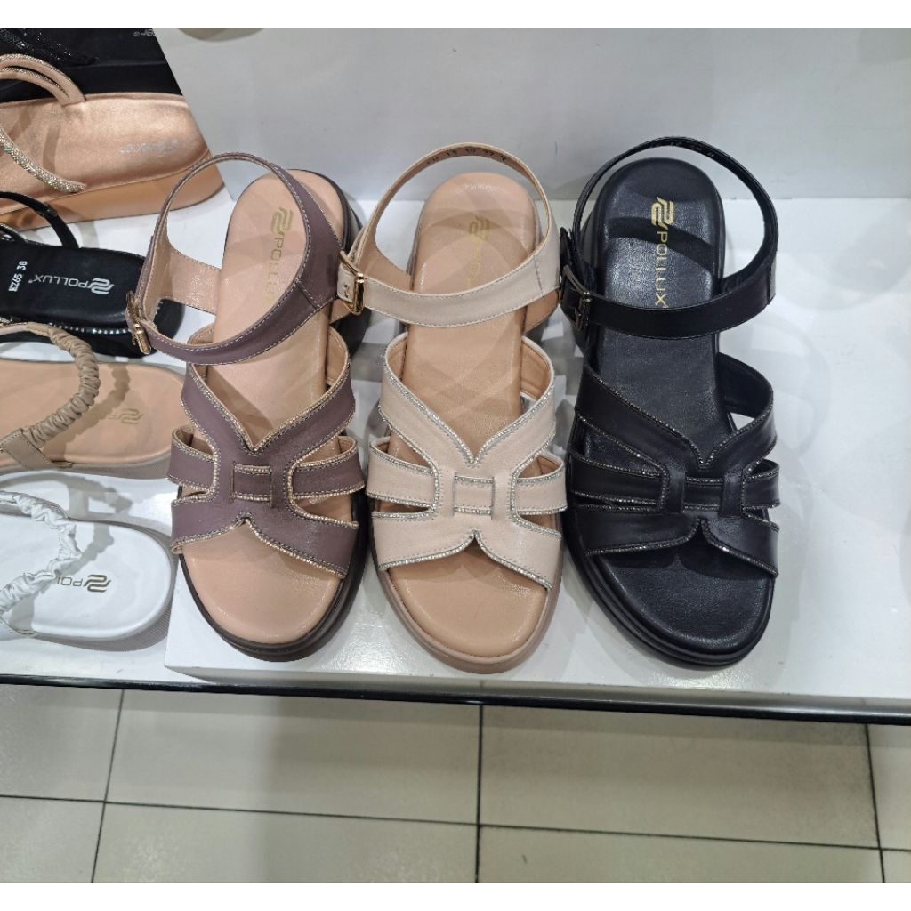 Sandal wanita POLLUX "KULIT ASLI"
