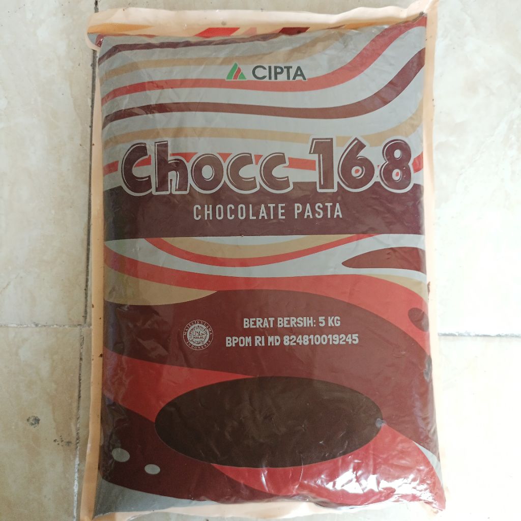 chocc 168 chocolate pasta 5kg, pasta coklat chocc 168 Selai coklat chocc 168 coklat pasta reguler