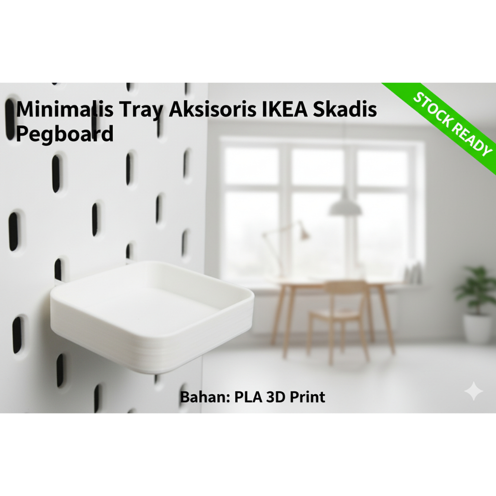 Minimalis Tray Aksesoris IKEA Skadis Pegboard