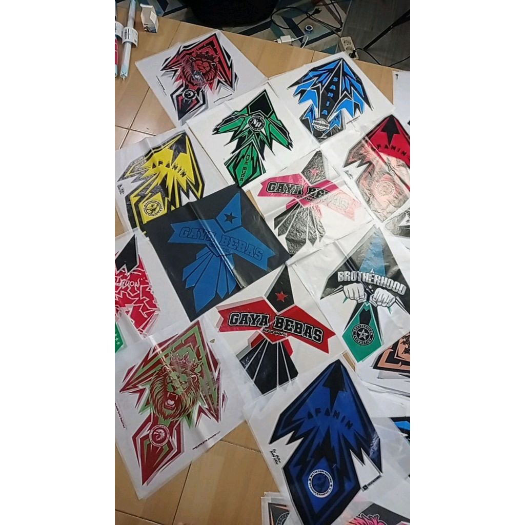 (KERTAS SAJA)Kertas Sampul Layangan Sukhoi 2 Warna/Sukhoi Super