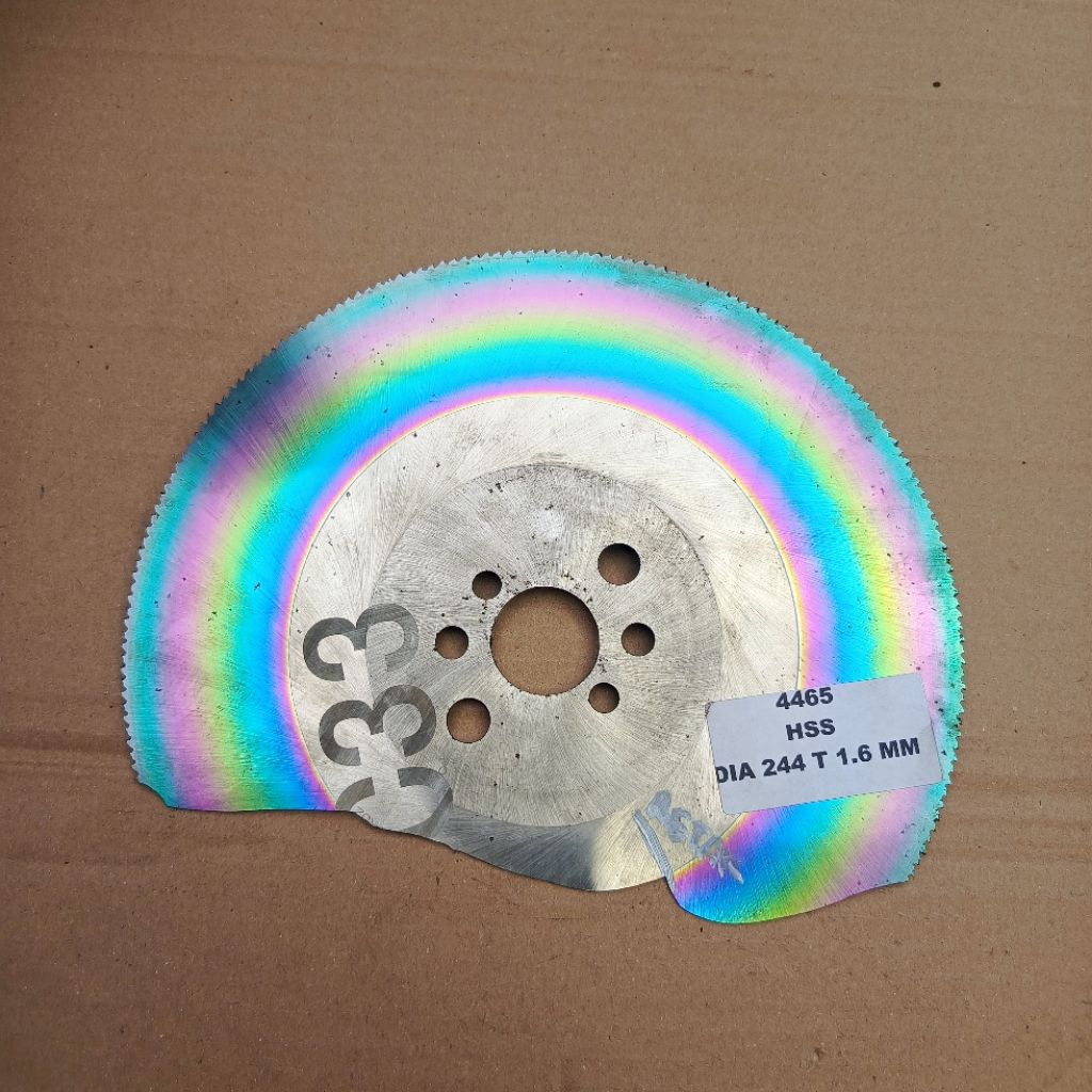 A057 Circle Saw HSS / Gergaji HSS / Bahan Taji Ayam / Bahan Pisau Premium