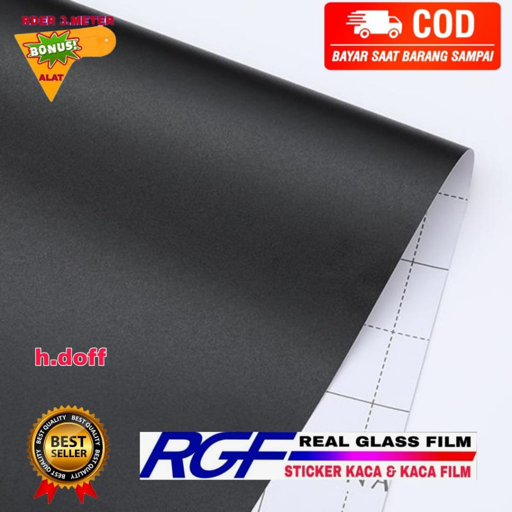 STIKER STICKER DOP BAHAN TEBAL/WALLPAPER STIKER HITAM DOFF/WALLPAPER STIKER DAPUR HITAM DOFF/WALLPAP