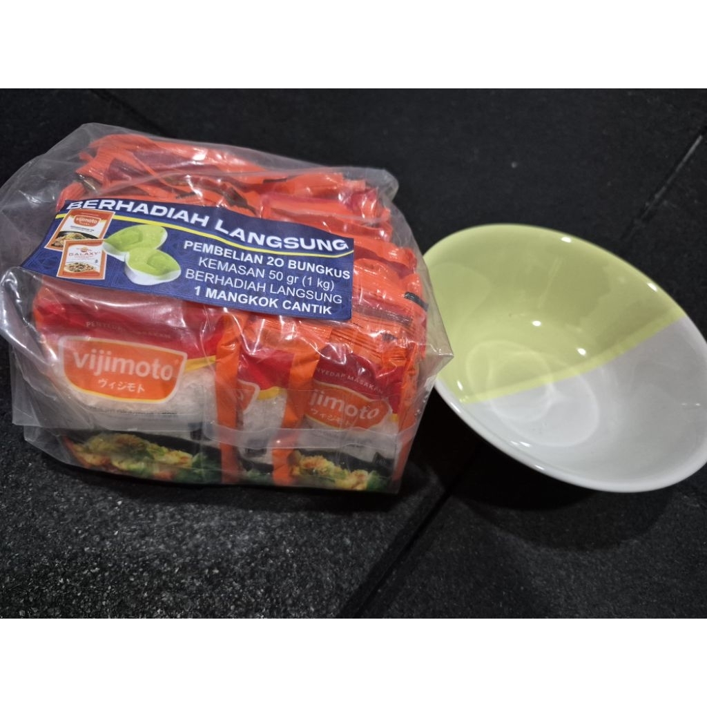 Vijimoto 50gram isi 20 bungkus FREE 1 Mangkok / penyedap rasa Vijimoto halal