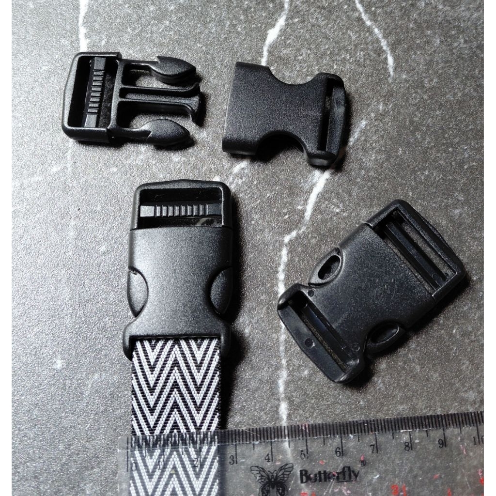 buckle kunci sodok tas tali webbing 2,5cm