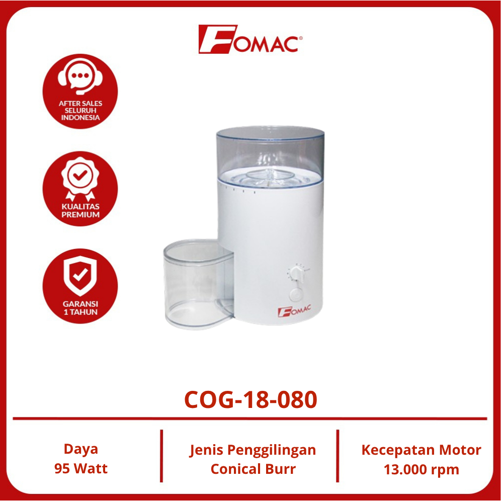 FOMAC Coffee Grinder COG-18-080 Mesin Penggiling Kopi